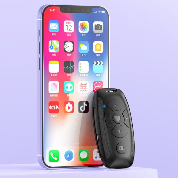 Obturador de cámara inalámbrico multifuncional compatible con Bluetooth 4.2 para iOS Android