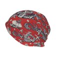 thumbnail image 2 of Logiee Dragons2 Print Unisex Knit Beanie for Men Women Winter Hat,Beanies Skull Caps, 2 of 7