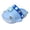 Blue, variant on Slides Shark Shaped Closed Toe Clogs for Kids Comfy Cushioned Thick Sole Cute Cartoon Boys Girls Beach Pool Sandals 12 Little Kids