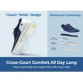 thumbnail image 6 of FitVille Wide Pickleball Shoes for Men Tennis Shoes Athletic Sneakers with Arch Support, Blue & White, 10 Wide, 6 of 7