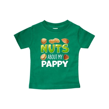

Inktastic Nuts About My Pappy Peanut Almond Pistachio Gift Baby Boy or Baby Girl T-Shirt