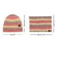 thumbnail image 2 of Winter Beanie Hats Scarf Set Warm Knit Hats Skull Cap Neck Warmer, 2 of 5
