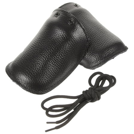 Minkissy Anti-Wear Safety Shoes Covers Split Leather for Construction Sites 1 Pair 5.50X3.54X1.97in