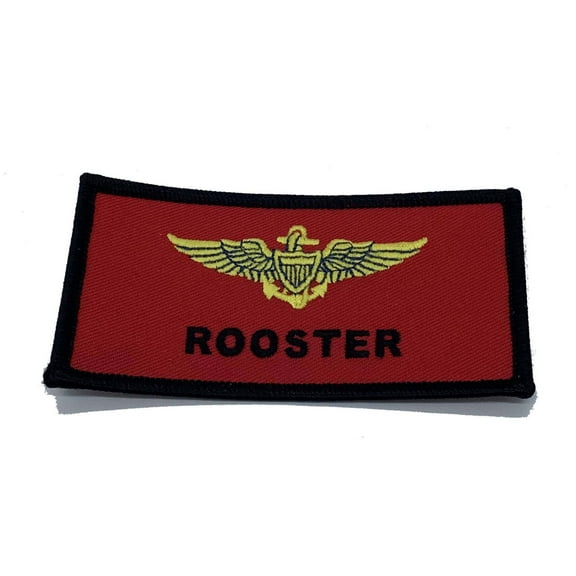 Rooster Name Tag Patch – With Hook and Loop