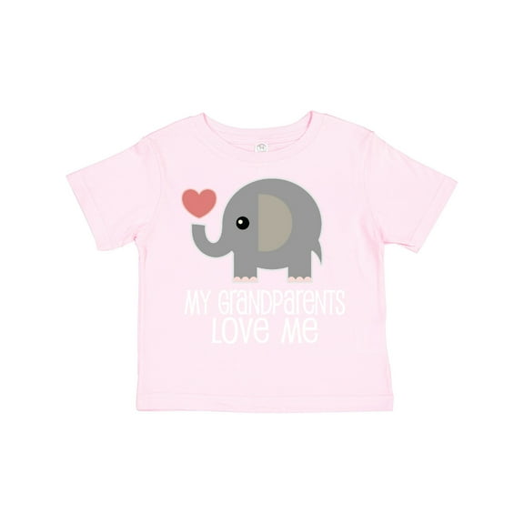 Inktastic My Grandparents Love Me Baby Clothes Boys or Girls Toddler T-Shirt