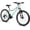 Green, variant on 24Inch Mountain Bike for Women Girls, 21-Speed Mountain Bicycle with V-Brakes and Front Fork Suspension, Carbon Steel Frame for Teenagers Aged 12 and up, Green