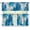 Blue Mountain Trees-a, variant on Ink Black Spot Kitchen Curtains Sets with Valance and Tier Sets Valance and Tiers Kitchen Window Decor Light Filtering Energy Efficient Curtain Set for Small Window