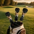 thumbnail image 5 of Yuyamidu Corgi Golf Ball Golf Club Headcover Cute Dog Golf Head Protective Cover Leather Driver Fairway Wood Hybrid Head Cover, 5 of 8