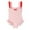 Pink, variant on JDEFEG Children's Swimsuit 1 Piece Swimsuit Summer Beach Tankini Cute Bathing Suits with Leaf Edge Student Swimsuit for Girls Of All Sizes Pink Size 7Y