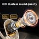 thumbnail image 5 of Auriculares inalámbricos Bluetooth True wireless, tipo de colgante intrauditivo, pantalla inteligente, sonido de alta fidelidad, beige, 5 of 7