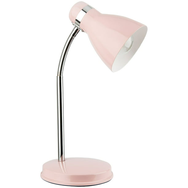 Sxe All Metal Led Desk Lamp With Adjustable Neck Pink Sxe88034pk