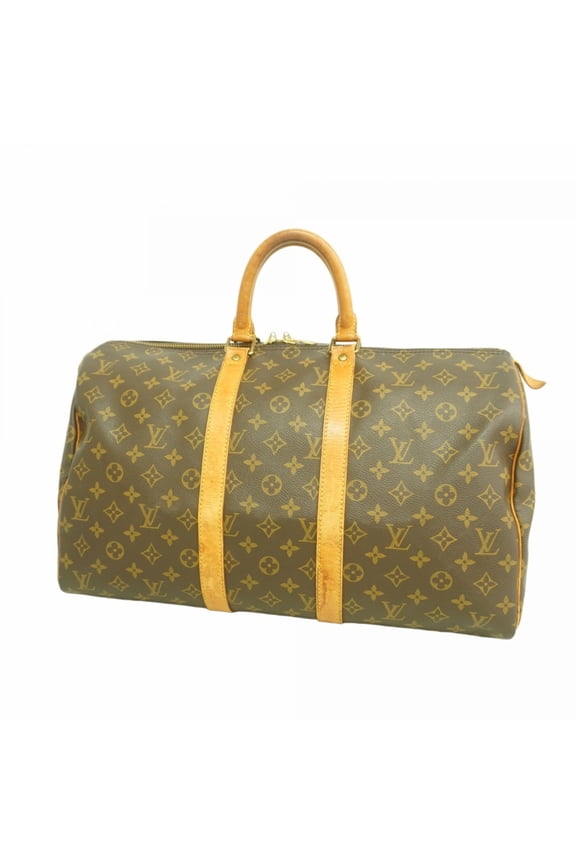Pre-Owned Louis Vuitton Bags - Boston Monogram Keepall 45 M41428 Brown Men's & Women's