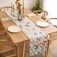 thumbnail image 3 of Table Runner 72 Inches Long for Kitchen Dining, Vintage Leaves Dresser Scarf Farmhouse, Dining Table Decorations for Wedding/Parties, Summer Botanical Pastoral Watercolor Rustic 14 x 72 In, 3 of 8