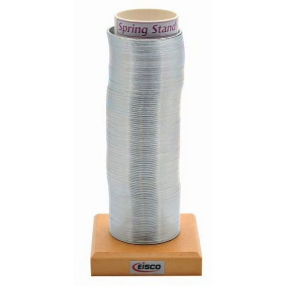 EISCO Super Ultimate Wave Form Helix with Wooden Stand, 20cm Closed Height