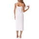 thumbnail image 3 of Camisón de noche ajustable de tirantes finos para mujer INSPIRE CHIC, vestido de dormir de modal, talla XS, blanco, 3 of 6