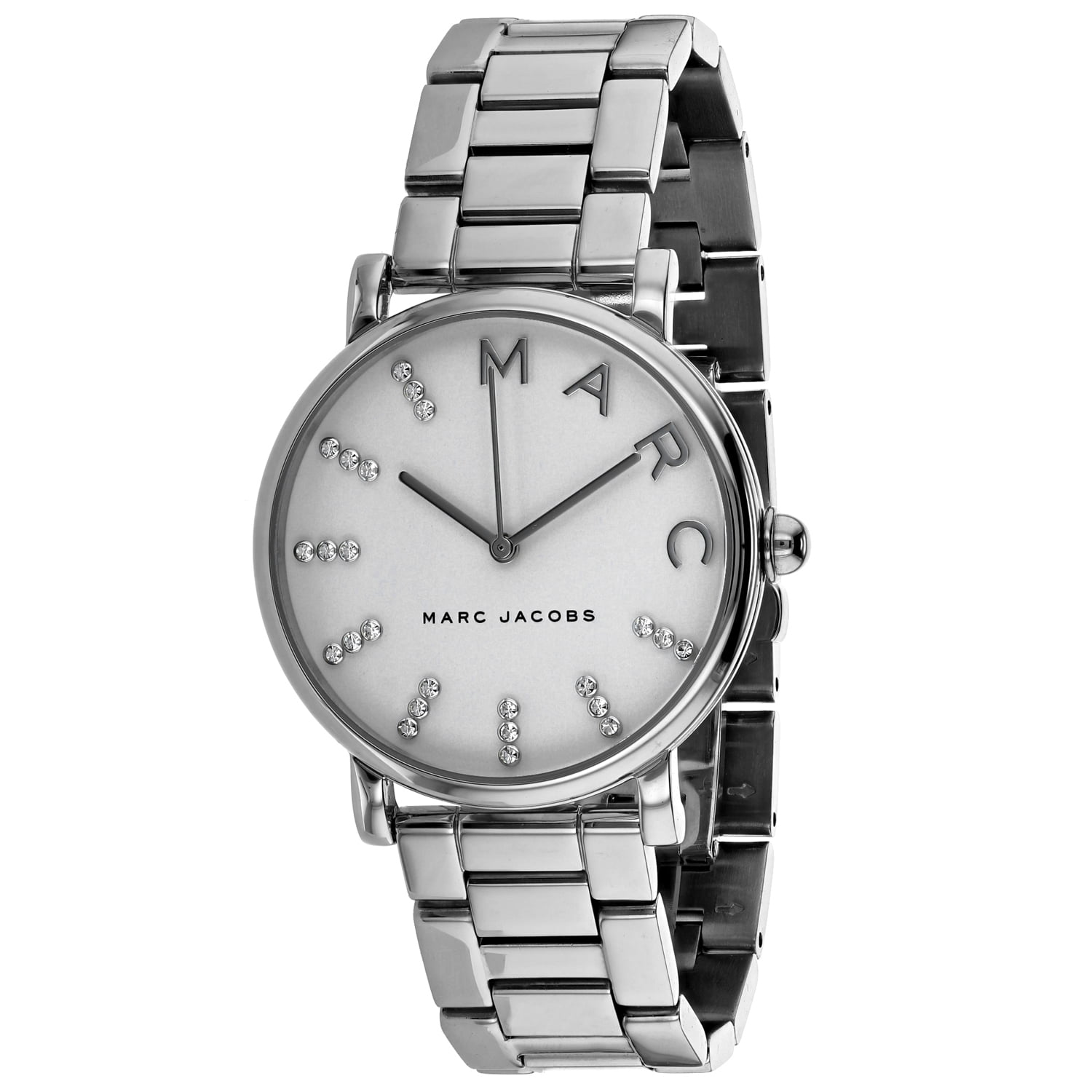 Marc Jacobs Women s 37mm Steel Bracelet Case Quartz White Dial