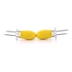 thumbnail image 5 of Inteprter 4 pares/8 piezas PP + TPR soportes de maíz con pinchos de acero inoxidable coloridos pinchos de maíz bonitos tenedores de mazorca prácticos Cocina y Comedor Inteprter HA021523-00, 5 of 5