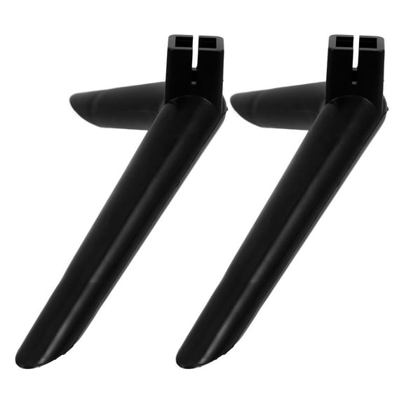 Niceauty 1Set Black Universal TV Legs Replacement Stand Stable Holder for Desktop Use