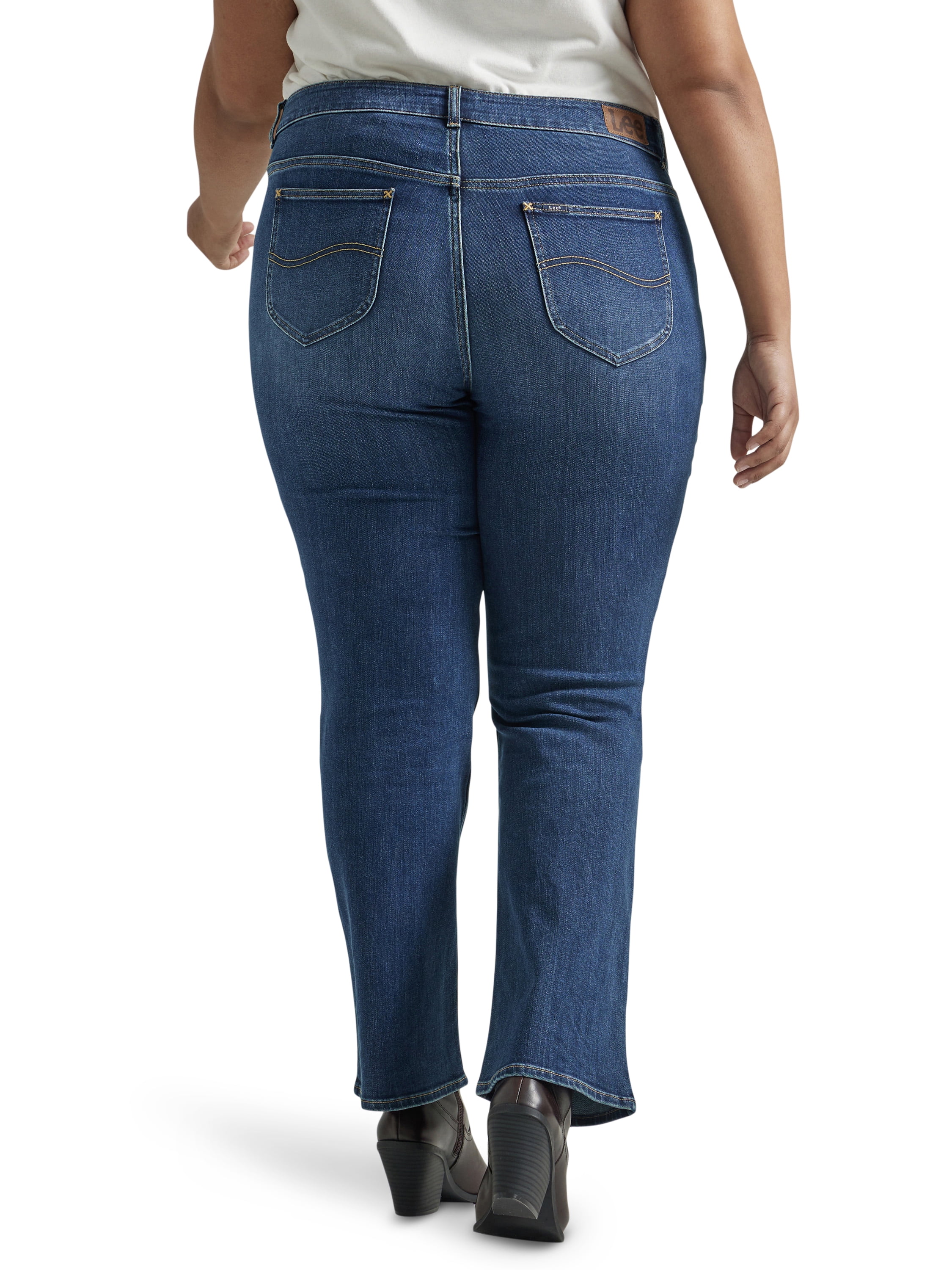 Lee Women's Plus Bootcut Jean, Available in Regular, Long, Short Inseams