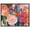 Black Frame, variant on Flourish in Technicolor I Canvas Floral Art by Art Remedy, Gold Frame, 45" x 36"