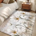 thumbnail image 4 of Area Rugs 2.7'x5', Vintages Flowers Carpet for Living Room Bedroom Dining Room, Country Farmhouse Retro Botanical Floral Throw Kitchen Rugs Non Slip Washable Rectangle Indoor Outdoor Rugs, 4 of 8