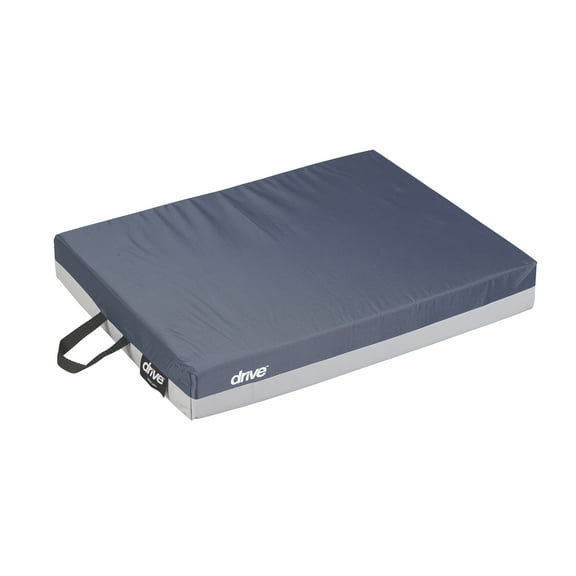 Gel-Foam Wheelchair Cushion with Removable Cover, 16x20x3"