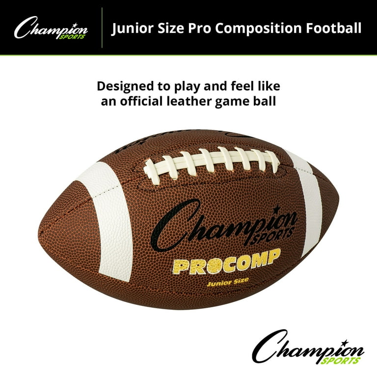 Pro Composite Football, Junior Size, Brown Pro Composite Football, Junior Size, Brown