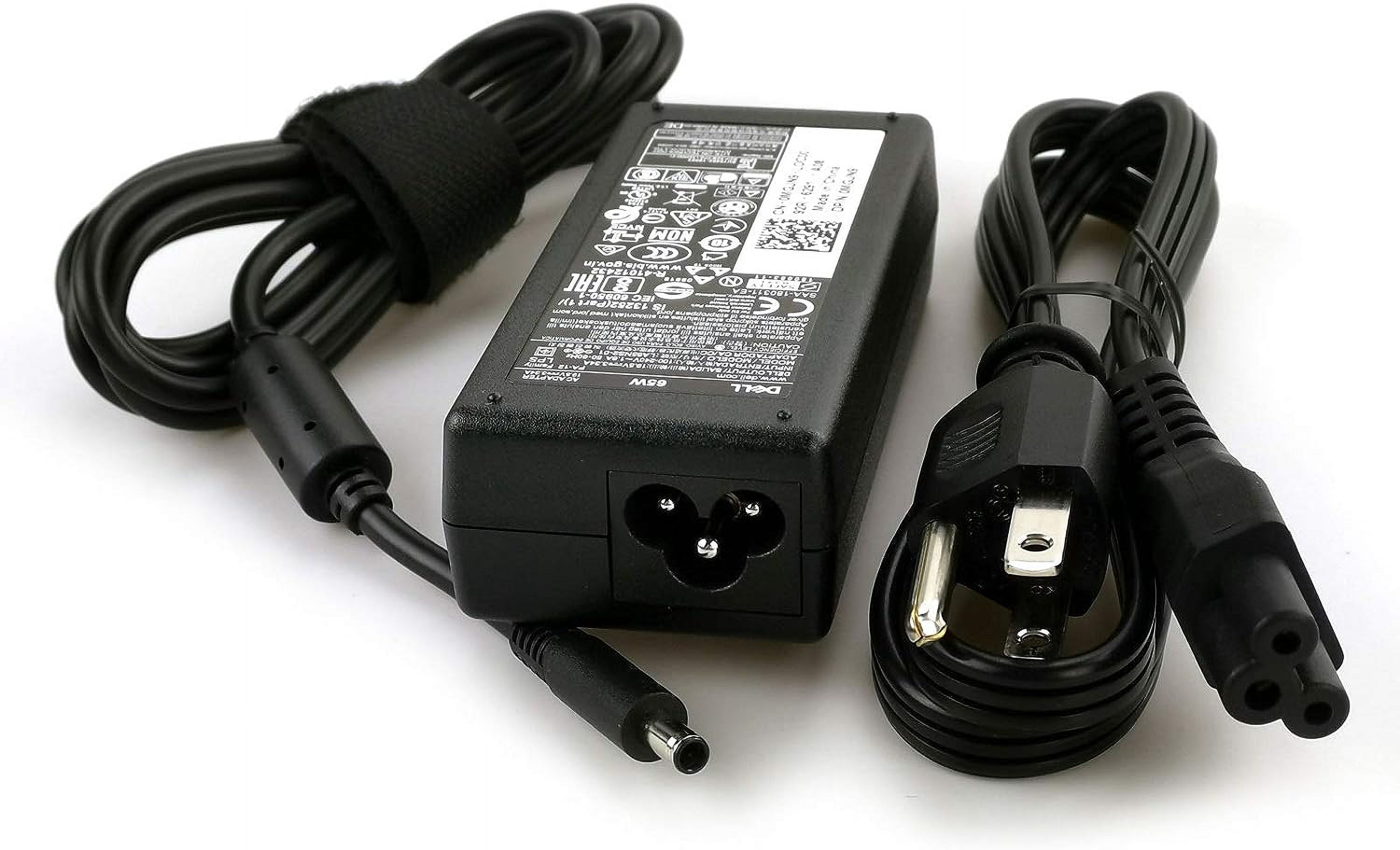 New Dell Original Laptop Charger 65W watt 4.5mm tip AC Power Adapter(Power Supply) with Power Cord for Inspiron 13 14 15,3000 5000 7000 Series,5558 5755 3147 7348-2in1 5555 5559,0G6j41 0MGJN
