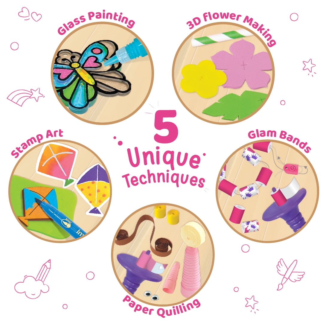 Imagimake Fabulous Craft Kit | Creative DIY Arts and Crafts Set for Kids | Gift for Kids Ages 5-12