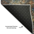 thumbnail image 5 of Addison Rugs Mayfield Premium Machine Washable Traditional Global Gray Rectangle Rug, 8' x 10', 5 of 6
