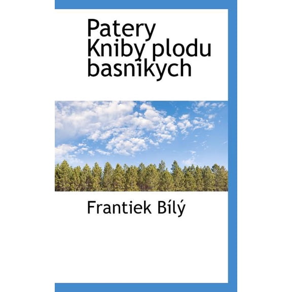 Patery Kniby Plodu Basnikych (Paperback)