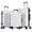 White, variant on MCQ Hardshell Carry-On Luggage Set, Double Spinner Suitcase with TSA Lock, White, 3-Piece (20/24/28 Inch)