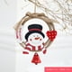 thumbnail image 1 of Adornos navideños, regalos navideños, adornos navideños de madera, adornos colgantes para árbol de Navidad, Papá Noel, reno, muñeco de nieve, manualidades con lazo y colgantes decorativos., 1 of 2