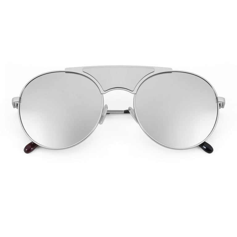 FEISEDY Retro 70s Aviator Sunglasses Oversized Classic  display picture 3