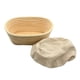 thumbnail image 1 of Oval Bread Proofing Proving Basket-21x14x8cm, 1 of 5