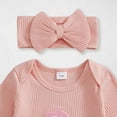 thumbnail image 5 of Staki Baby Outfits Girls Baby Long Sleeve Romper Jumpsuit, Premium Soft Rayon One Piece Pajamas Girl Coverall Sleeper(Light Pink,3-6 Months), 5 of 6