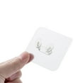 thumbnail image 6 of 10Pcs Transparent Strong Sticky Wall Hanging Nail-free Hook Kitchen Bathroom, 6 of 10