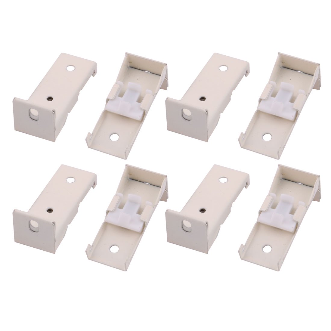 Dormitory Restaurant Metal Curtain Drapery Track Mounting Bracket