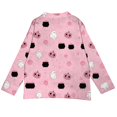 thumbnail image 4 of longantii Womens Fall Halloween Cardigan Long Sleeve Button Down Ghost Floral Print Lightweight Knit Outerwear Casual Tops, 4 of 5
