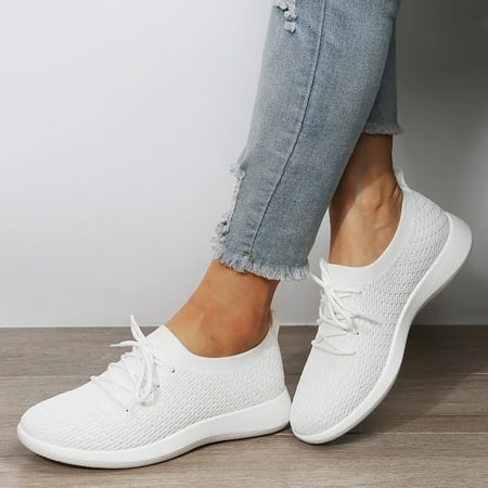 

Mackneog Women Sneaker Mesh Running Shoes Athletic Tennis Breathable Sneakers Sport Shoes Walking Shoes Gift on Clearance