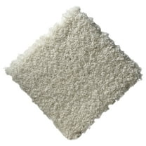 Leodye 1PCS Plush Foam Interlocking Carpet Tiles,Soft Shaggy Fluffy Floor Area Rugs with Padding,Colorful Floor Protective Mats for Home Room Playroom -11.8 x 11.8 inches