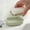 Green GN, variant on Latrodar Portable Soap Dish With Drainage Tray Compact Design For Bathroom Travel And Kitchen Strong Plastic Material Easy To Clean And Store Sturdy Khaki 4.8x3.6 Inch Home Essenti