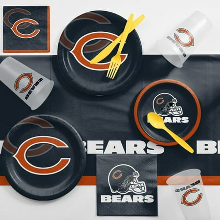Chicago Bears Game Day Party Supplies Kit