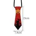 thumbnail image 6 of 6 Pcs Halloween Neckties for Women Men Ghost Party Accessories Bat and Skull Design Comfortable Neckties Celebrations, 6 of 10