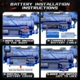thumbnail image 4 of Pistola de agua eléctrica Funwee Gatling para niños de 8 a 12 años, color azul, 4 of 6