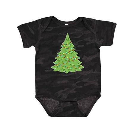 

Inktastic Christmas Tree with Colorful Lights Gift Baby Boy or Baby Girl Bodysuit