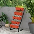 thumbnail image 2 of Outsunny 5-Tier Vertical Raised Garden Bed with 5 Planter Boxes 5 Planter Boxes Red, 2 of 10