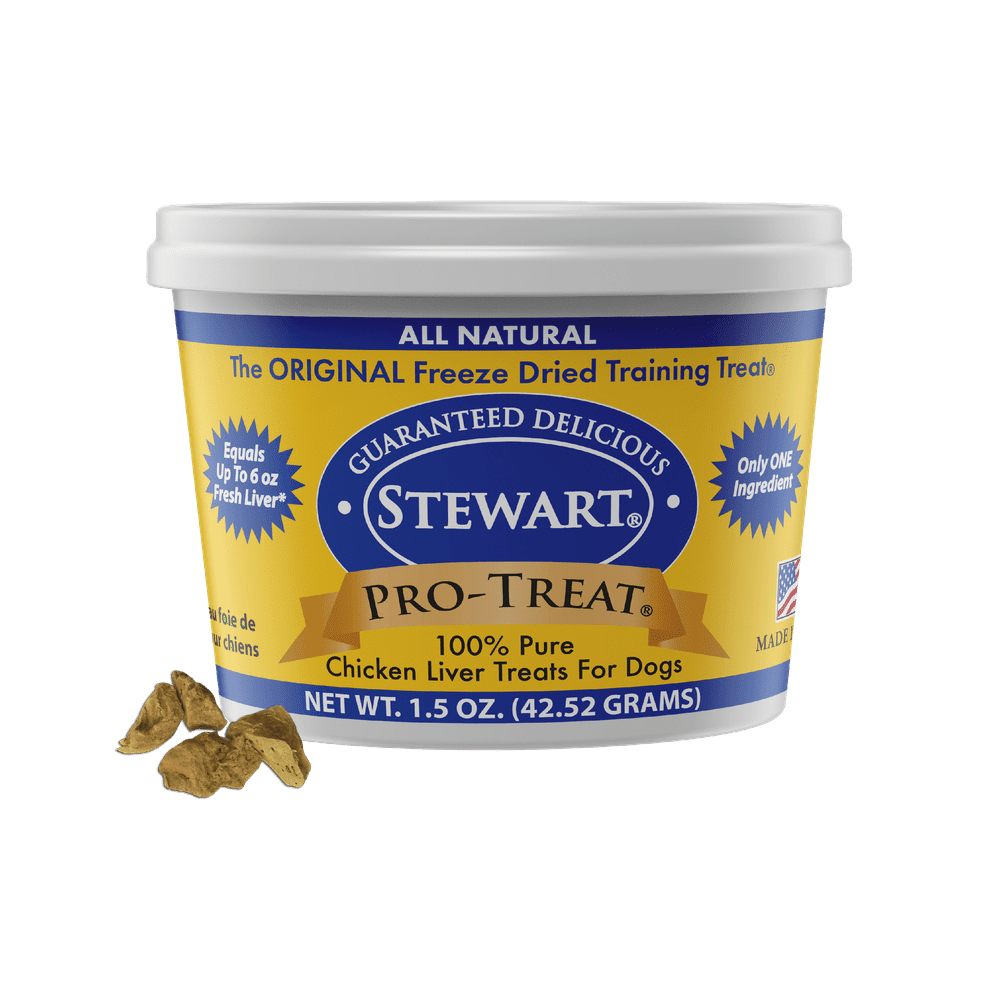 Stewart ProTreat Freeze Dried Chicken Liver 1.5 oz. Tub