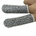 thumbnail image 3 of Abbracc Set o 5 Cut Resistant Finger Cots HPPE Finger Sleeve Extender Protector for Work, 3 of 9