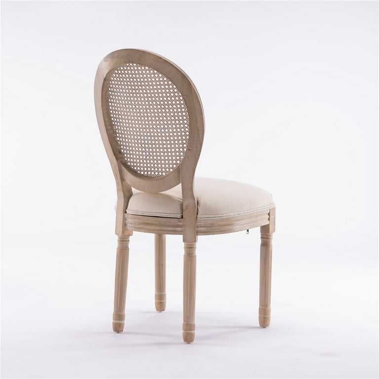 Round back cane online chairs